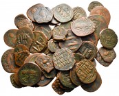 Lot of ca. 60 byzantine bronze coins / SOLD AS SEEN, NO RETURN!nearly very fine