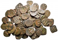 Lot of ca. 60 byzantine bronze coins / SOLD AS SEEN, NO RETURN!very fine