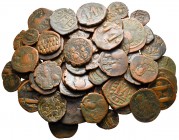 Lot of ca. 60 byzantine bronze coins / SOLD AS SEEN, NO RETURN!very fine