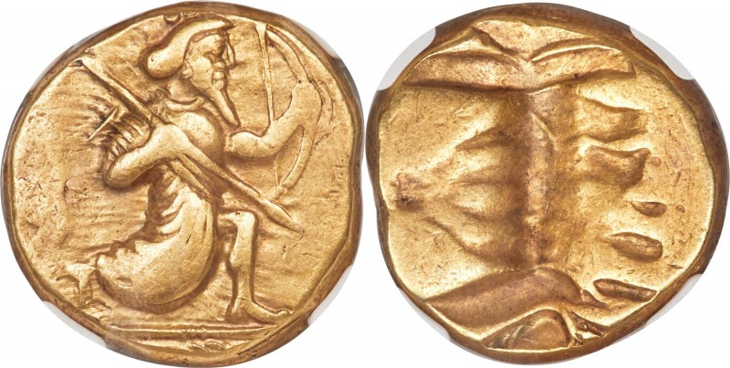 BABYLONIA. Alexandrine Empire. Ca. 328-311 BC. AV double-daric (19mm, 16.62 gm, ...