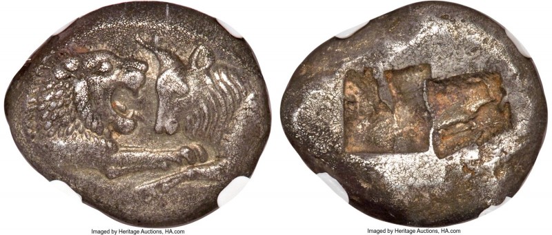 LYDIAN KINGDOM. Croesus (561-546 BC). AR stater or double siglos (19mm, 10.60 gm...
