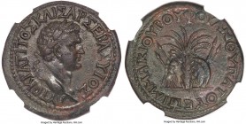 KOINON OF BITHYNIA. Asia Minor. Titus, as Caesar (79-81 AD). AE (29mm, 13.95 gm, 6h). NGC AU S 5/5 - 4/5, Fine Style. M. Maecius Rufus, proconsul of B...