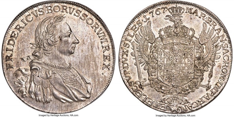 Prussia. Friedrich II "Levant" Taler 1767 MS63+ NGC, Berlin or Magdeburg mint, K...