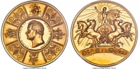 Prussia. Friedrich Wilhelm IV gold Award Medal of 20 Ducats ND (1841) MS63 PCGS, cf. Marienburg-4170 (smaller size), Husken-7.177. 42mm. 69.32gm. By J...