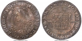 Elizabeth I (1558-1603) Crown ND (1601-1602) AU58 NGC, Tower mint, "1" mm, KM7, S-2582, N-2012. It is only on rare occasion that scarcity and high col...