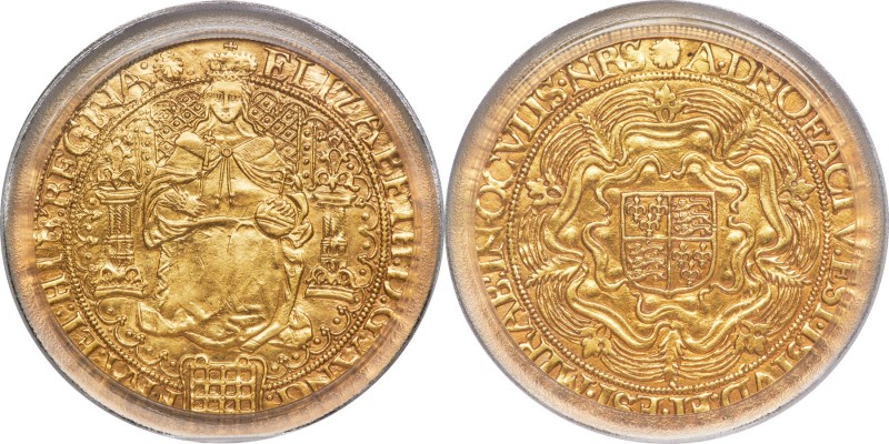 Elizabeth I (1558-1603) gold Sovereign of 30 Shillings ND (1584-1586) AU Details...