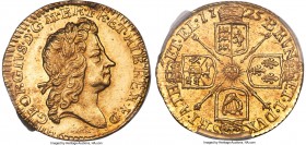 George I gold 1/2 Guinea 1725 MS63 PCGS, KM560, S-3637. Benefitting from a sound strike that has rendered a sharp portrait of the first Hanoverian kin...