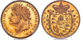 George IV gold Proof 1/2 Sovereign 1821 PR65 Cameo PCGS, KM681, S-3802, W&R-244 (R3). By Benedetto Pistrucci. A practically incomparable selection fro...