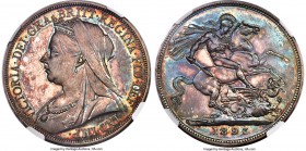 Victoria Proof Crown 1893 PR66 NGC, KM783, S-3937, ESC-2594. LVI edge. Outstanding, an absolutely extraordinary survivor from Victoria's final Proof S...
