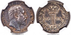 Edward VIII 13-Piece Certified gold & silver Matte Proof Set 1902 NGC, 1) Maundy Penny - PR60, S-3989 2) Maundy 2 Pence - PR62, S-3988 3) Maundy 3 Pen...