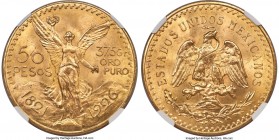 Estados Unidos gold 50 Pesos 1926 MS66 NGC, Mexico City mint, KM481, Fr-172. A top-tier example of the date, hailing from the widely collected series,...