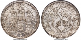 Riga. Free City 18 Ferding (Taler) 1574 MS61 NGC, Dav-8459, Haljak-872 (R6). A superbly rare example of this fleeting and short-lived crown-sized coin...