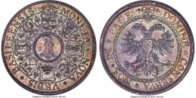Basel. City 2 Taler ND (c. 1640) MS63 NGC, KM-A95, Dav-1740, HMZ-2-77a. A superlative example of this short-lived double taler that proves incredibly ...