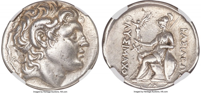 THRACIAN KINGDOM. Lysimachus (305-281 BC). AR tetradrachm (30mm, 16.81 gm, 12h)....