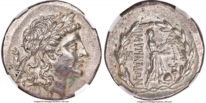 AEOLIS. Myrina. Ca. mid-2nd century BC. AR tetradrachm (30mm, 16.56 gm, 12h). NG...