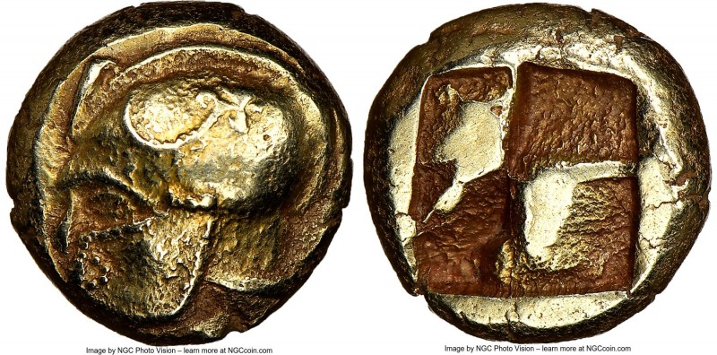IONIA. Phocaea. Ca. 521-478 BC. EL sixth-stater or hecte (10mm, 2.58 gm). NGC AU...