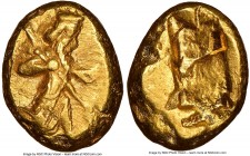 ACHAEMENID PERSIA. Darius I-Xerxes II (ca. 5th century BC). AV daric (16mm, 8.34 gm). NGC Choice XF 4/5 - 4/5. Lydo-Milesian standard. Sardes mint, ca...