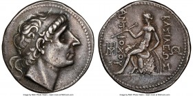 SELEUCID KINGDOM. Antiochus I Soter (281-261 BC). AR tetradrachm (30mm, 17.05 gm, 12h). NGC XF S 5/5 - 4/5. Seleucia on the Tigris. Diademed head of A...