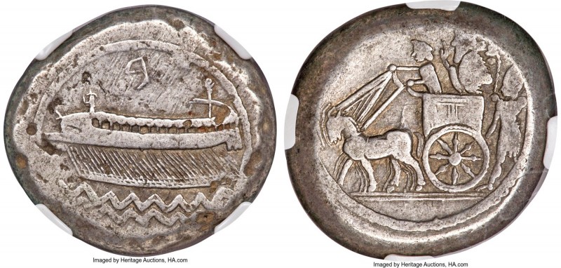 PHOENICIA. Sidon. Baalsillem II (ca. 401-366 BC). AR double-shekel (30mm, 28.27 ...