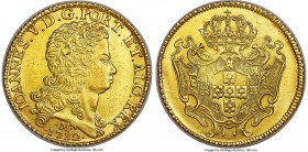 João V gold 12800 Reis (Dobra) 1732-M AU58 NGC, Minas Gerais mint, KM139, Fr-55, LMB-288. An exceptional near-mint example of this popular large gold ...