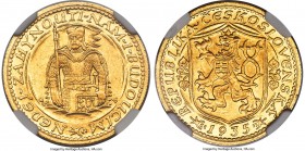 Republic gold Ducat 1935 MS63 NGC, Kremnitz mint, KM8, Fr-2. Mintage: 13,178. A somewhat scarcer date within the series, and an always highly in-deman...