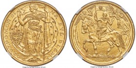 Republic gold Medallic 3 Dukaten 1929 MS61 NGC, Kremnitz mint, KM-XM8. Mintage: 1,000. An incredibly popular medallic issue struck to celebrate the 10...