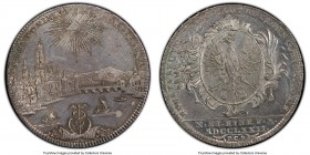 Frankfurt. Free City Taler 1772-PCB MS62 PCGS, KM251, Dav-2226. A brilliant and flashy representative of this ever-popular city view type, only the li...