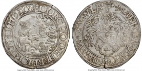Jever. Maria Taler 1561 XF45 NGC, KM-MB31, Dav-9339. A rare offering of the so-called 'Danielstaler' type, named for its representation of the Biblica...