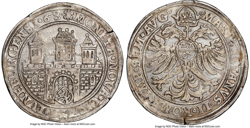 Lüneburg. Free City Taler (27 Schilling 6 Pfennig) 1568 AU55 NGC, Dav-9420, Schn...