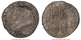 Mary I (1553-1558) Groat ND (1553-1554) AU50 PCGS, Tower mint, Pomegranate mm, S-2492, N-1960. An exquisitely rendered specimen of this notoriously we...