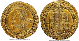 James I gold Laurel ND (1623-1624) MS61 NGC, Tower mint, Lis mm, Third Coinage, KM75, S-2638B, N-2114, Schneider-86. The finest representative of this...