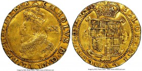 Charles I gold Unite ND (1625-1626) Clipped NGC, Tower mint, Cross Calvary mm, S-2687, N-2181. 32mm. 7.50gm. Approximately VF. Very narrowly clipped b...
