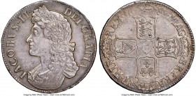 James II Crown 1688 AU58 NGC, KM463, S-3407, ESC-80, Dav-3779. A lofty condition for this often well-worn type, on the cusp of uncirculated with only ...