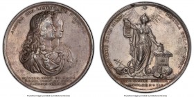 William & Mary silver Specimen "Protestant Invitation" Medal 1688 SP58 PCGS, Eimer-296, MI-634/58. 63mm. 87.39gm. Struck in commemoration of the so-ca...