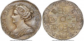 Anne 6 Pence 1710 MS62 NGC, KM530.3, S-3624, ESC-1459 (prev. ESC-1595). Crisply struck, with deep tone to the fields creating a light and pleasing con...