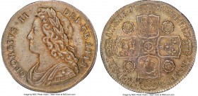George II 1/2 Crown 1741 MS63 NGC, KM574.2, S-3693, ESC-1681 (prev. ESC-601). Variety with small lettering. Superbly struck, with surfaces absolutely ...