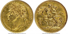 George IV gold Sovereign 1821 AU Details (Cleaned) NGC, KM682, S-3800. A popular earlier sovereign type that retains clearly struck detail. 

HID09801...