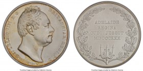 William IV silver Matte Specimen "Accession" Medal 1830 SP65 PCGS, Eimer-1220, BHM-1414. By W. Wyon (Obv. after F. Chantrey). 68mm. Produced for the A...