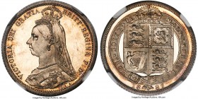 Victoria Proof 6 Pence 1887 PR67 Ultra Cameo NGC, KM759, S-3928. A selection that radiates with an incredible amount of flash, its frosty design motif...