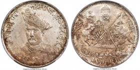 Indore. Shivaji Rao Rupee VS 1958 (1901) AU58 PCGS, Indore mint, KM47.2. Milled coinage, third series. A truly impressive specimen of this exceedingly...