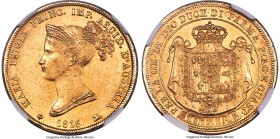 Parma. Maria Luigia gold 40 Lire 1815 AU58 NGC, KM-C32. An often well-circulated type that sees a steep drop-off in the certified population as it app...
