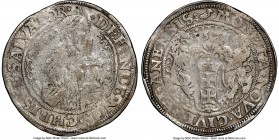 Danzig. Stephan Bathory Taler 1577 VF25 NGC, Danzig mint, Dav-8453, Gum-783. Moderately worn, with central strike weakness as typical for this crudely...