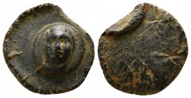 Clay Tessera
Roman Tessera, 1st-4th century AD
17 mm, 1, 20 g