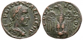 Bronze Æ
Troas. Alexandreia, Troas. Alexandreia. Gallienus (253-268), IMP LICIN GALLIENV, laureate, draped and cuirassed bust right / COL AVG TROA, e...