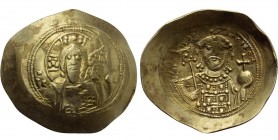 Histamenon AV
Michael VII Ducas (1071-1078), Nomisma, Constantinople, IC - XC. Facing bust of Christ Pantokrator / + MIXAH? BACI? O ?. Facing bust of...