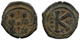 ½ Follis Æ
Justinian I (527-565), Constantinople
26 mm, 7,05 g
