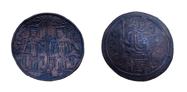 Bronze Æ
Hungary, Bela III (1172-1196)
26 mm, 2,95 g
Huszar 72