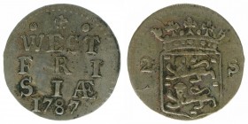 2 Stuiver
Niederlande, Westfriesland, 1787