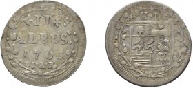 2 Albus AR
Hessen. Darmstadt, Ernst Ludwig (1679-1739), 1702
21 mm, 1,79 g
Schütz 2840, KM#82