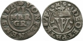 2 Mariengroschen AR
Braunschweig 1628
17 mm, 0,93 g